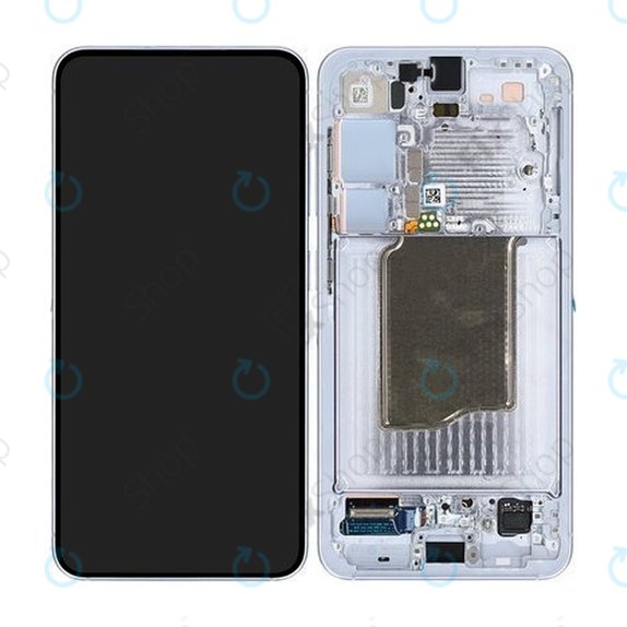 Samsung Galaxy S25 - LCD Displej + Dotykové Sklo + Rám (Icyblue) OLED