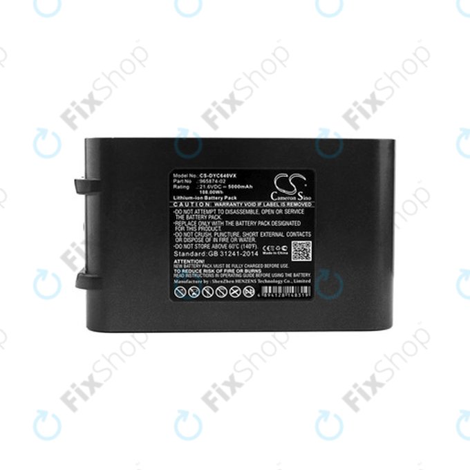 Dyson DC-series, V6 - Baterie 965874-02 Li-Ion 21.6V 5000mAh HQ