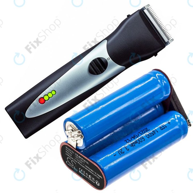 Baterie pro Ermila Bellina, Moser Chrom Style Pro 1871, 1800mAh, LiFePO4, 3.2V, 1871-0071, HQ