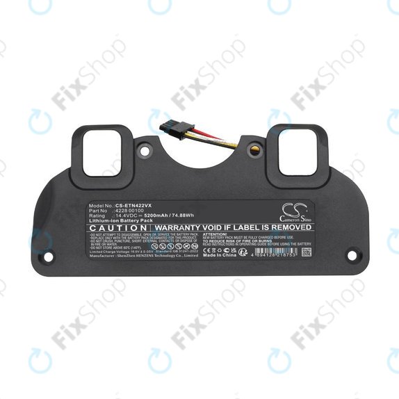 Baterie pro ETA 4228 Navaggio Profi, 5200mAh, Li-Ion, 14.4V, 4228 00100, HQ