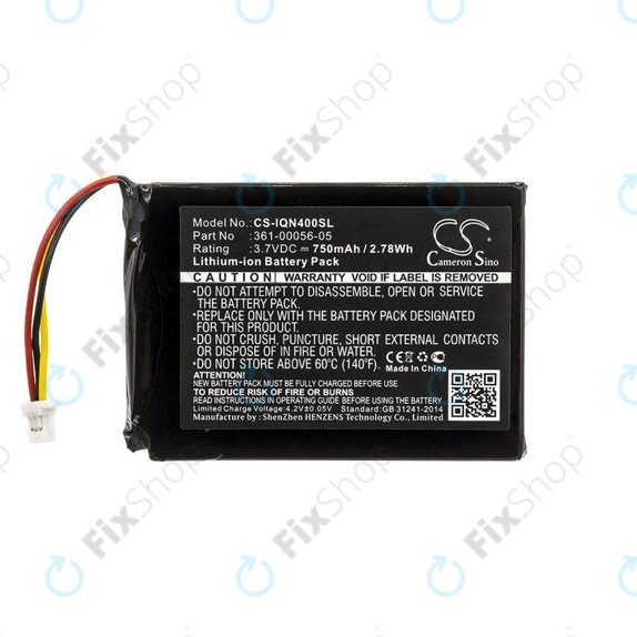 Baterie pro Garmin Nüvi 40, 750mAh, Li-Ion, 3.7V, 361-00056-05, HQ