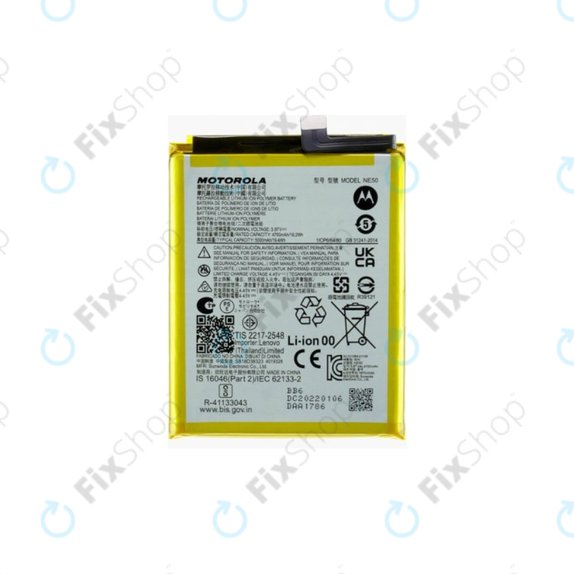 Motorola Moto G52 XT2221, G82 5G XT2225 - Baterie NE50 5000mAh - SB18D38323 Genuine Service Pack