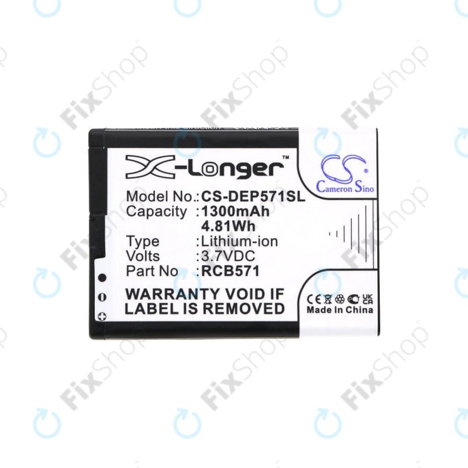 Baterie pro CPA Halo 11, 1300mAh, Li-Ion, 3.7 V, RCB571, HQ