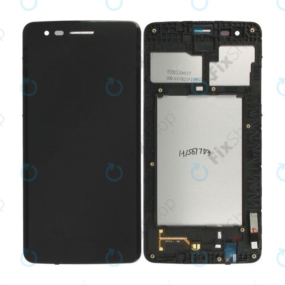 LG K8 M200N (2017) - LCD Displej + Dotykové Sklo + Rám (Black) TFT