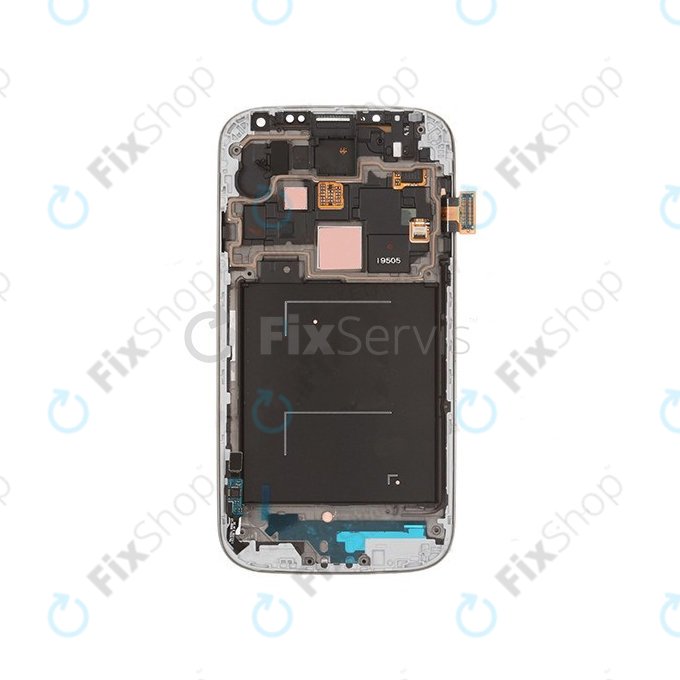 Samsung Galaxy S4 i9505 - LCD Displej + Dotykové Sklo + Rám (White Frost) OLED
