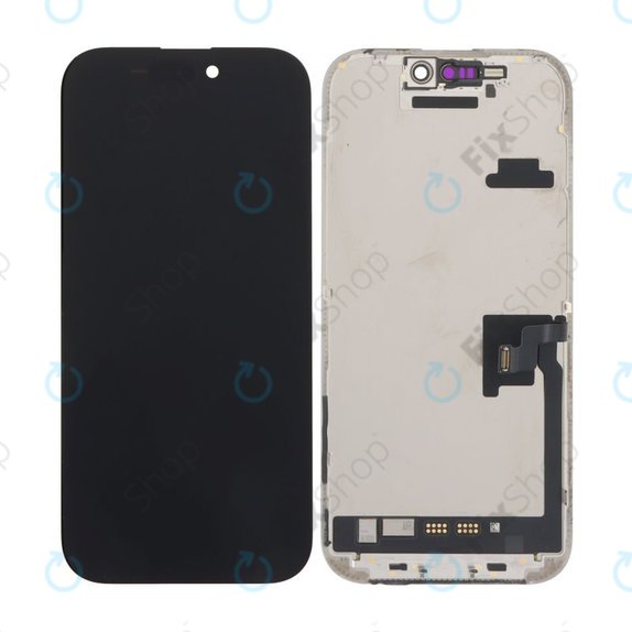 Displej In-Cell FHD pro iPhone 16 Pro, Dotykové sklo s rámem, FixPremium