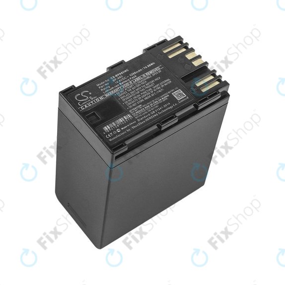 Baterie pro Canon EOS S200, C300, 5200mAh, Li-Ion, 14.4V, BP-A60, HQ
