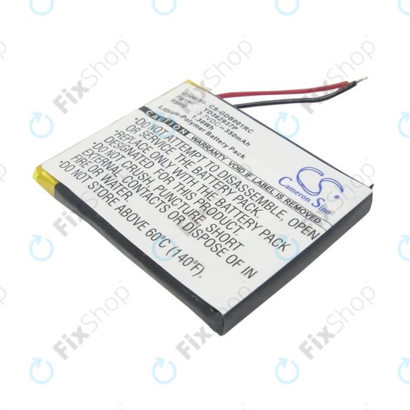 Baterie pro GoPro Wifi Remote, 350mAh, Li-Pol, 3.7V, YD362937P, HQ