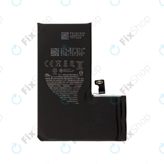Baterie pro iPhone 15 Pro, 3274mAh, A3011
