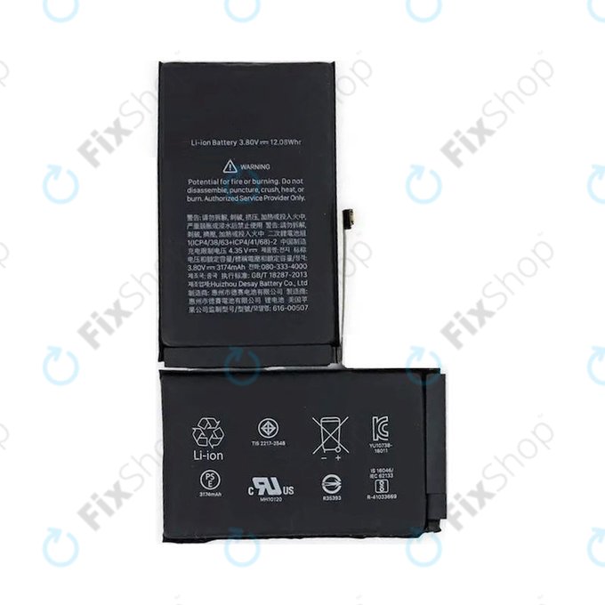 Baterie pro iPhone XS Max, 3174mAh, Service Pack