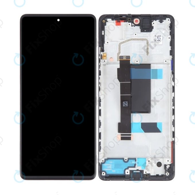 Xiaomi Poco X5 Pro - LCD Displej + Dotykové Sklo + Rám (Astral Black) OLED