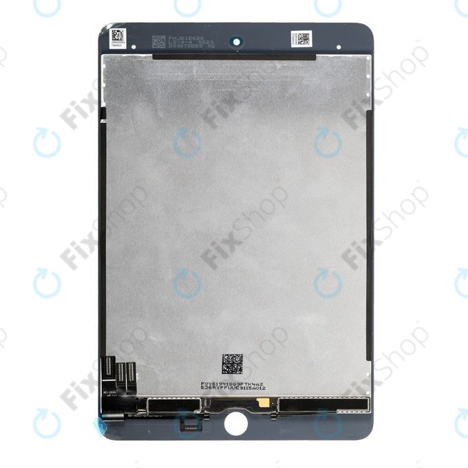 LCD Displej pro iPad Mini 5, White, Dotykové sklo bez rámu, Refurbished
