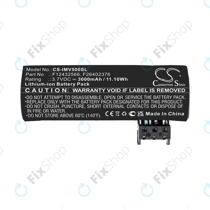 Baterie pro Ingenico Move 5000, 3000mAh, Li-Ion, 3.7V, F26402376, HQ