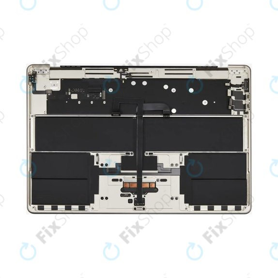 Horní rám klávesnice pro MacBook Air 15", A3114 (2024), s klávesnicí US a baterií, Starlight, 661-40268, Genuine Apple