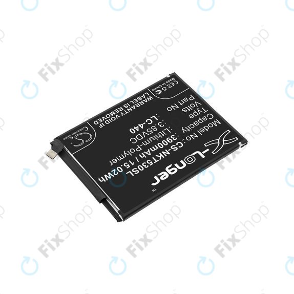 Baterie pro Nokia 5.3, 3900mAh, Li-Pol, 3.85 V, LC-440, HQ