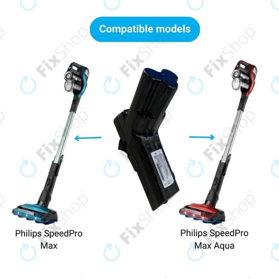 Philips SpeedPro Max, SpeedPro Max Aqua - Baterie 18650HE2 Li-Ion 25.2V 2400mAh