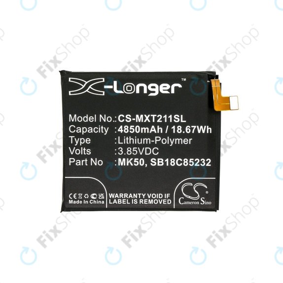 Baterie pro Motorola Moto G 5G XT2113, 4850mAh, Li-Pol, 3.85 V, MK50, HQ