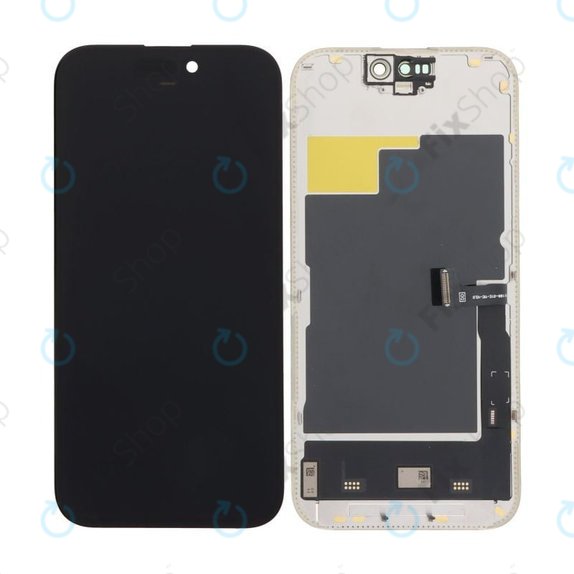 Displej Soft OLED pro iPhone 15 Pro, Dotykové sklo s rámem, DIAGNOSTIC