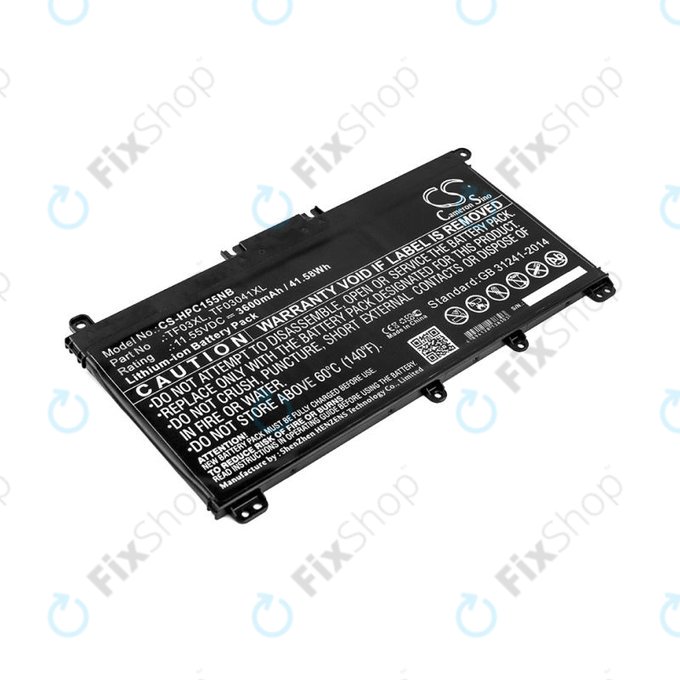 Baterie pro HP Pavilion 14, 15, X360, 3600mAh, Li-Ion, 11.55V, TF03XL, HQ