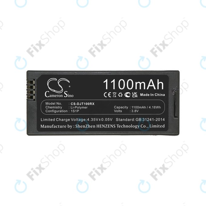 Baterie pro DJI Tello, 1100mAh, Li-Pol, 3.8V, T01, HQ