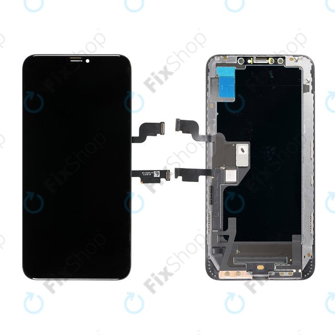 Displej pro iPhone XS Max, Dotykové sklo s rámem, Refurbished