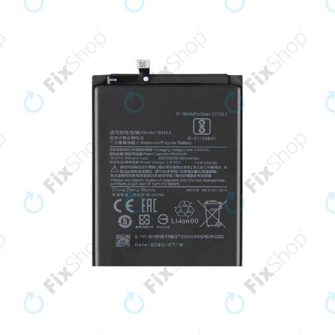 Xiaomi Redmi 9, 9A, Note 9 - Baterie BN54 5020mAh