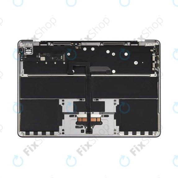 Horní rám klávesnice pro MacBook Air 13", A3113 (2024), s klávesnicí US a baterií, Space Gray, 661-40227, Genuine Apple