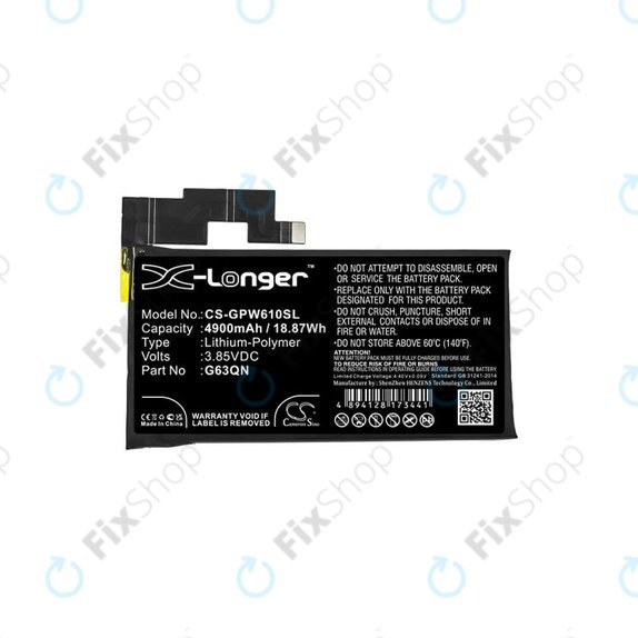 Google Pixel 6 Pro - Baterie G63QN 4900mAh HQ