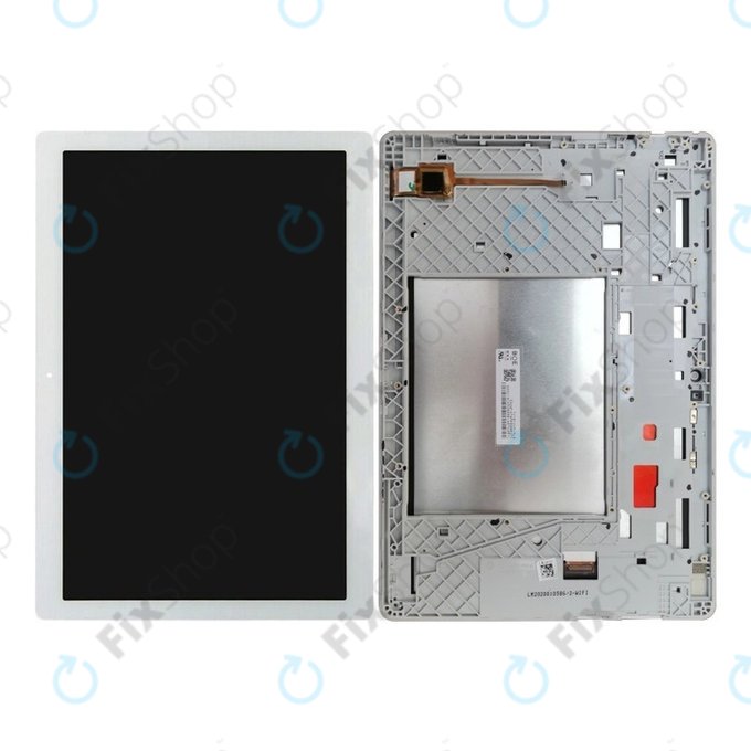Lenovo Tab M10 TB-X505 - LCD Displej + Dotykové Sklo + Rám (White) TFT