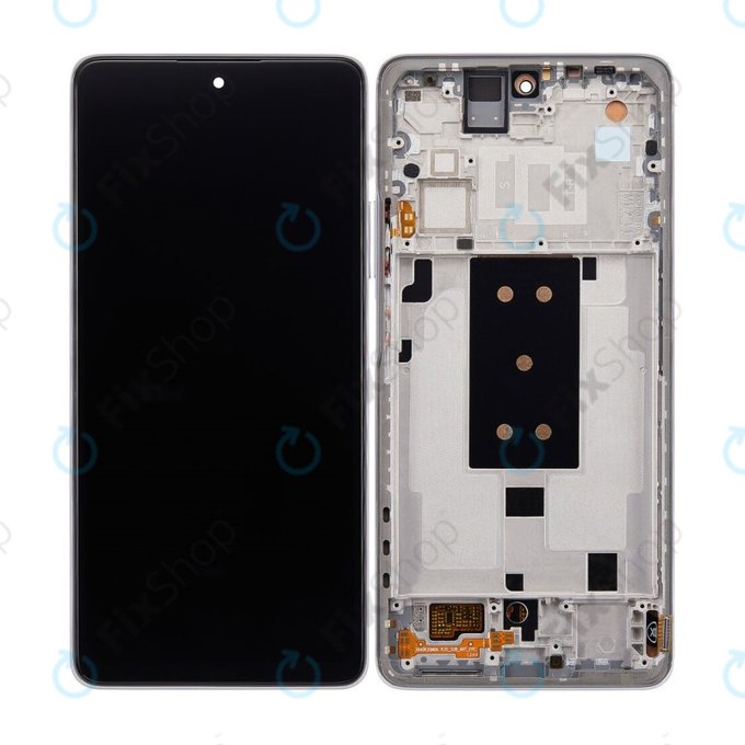 Xiaomi 11T, 11T Pro - LCD Displej + Dotykové Sklo + Rám (Moonlight White) OLED