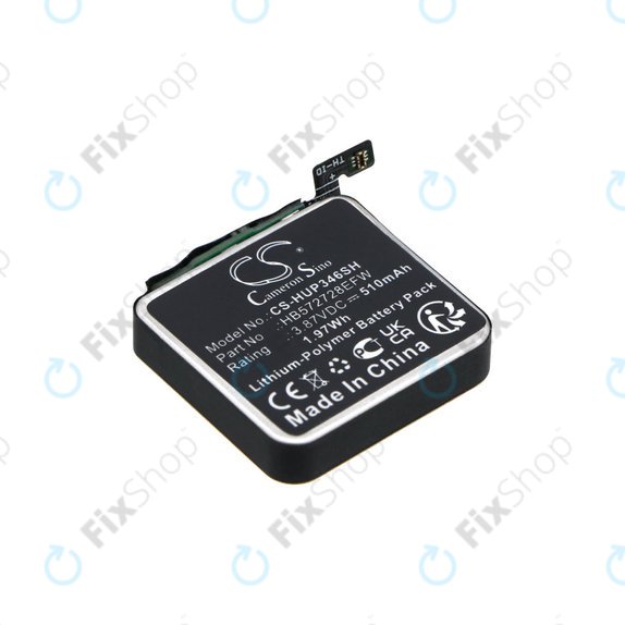 Baterie pro Huawei Watch GT3 Pro 46mm, 510mAh, Li-Pol, 3.87V, HB572728EFW, HQ
