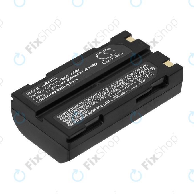 Baterie pro BCI Capnocheck II Capnograph, 2600mAh, Li-Ion, 7.4V, MCR1821J/1-H, HQ