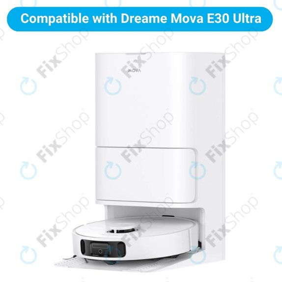Sada náhradních dílů pro Xiaomi Dreame Mova E30 Ultra (2x Hlavní kartáč, 4x Filtr, 4x Boční kartáč, 8x Mopovací útěrka, 4x Sáček na prach)