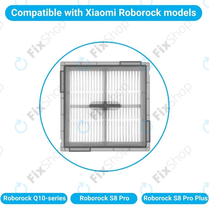 Xiaomi Roborock Q10-series, S8 Pro, S8 Pro Plus - HEPA filtr