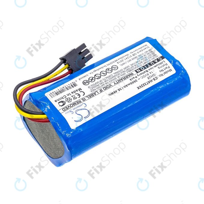Baterie pro Fomt R620c, Haier T322, J300s, Liectroux DH860, TCL S15, Tomefon, 2600mAh, Li-Ion, 14.8V, GH28, HQ