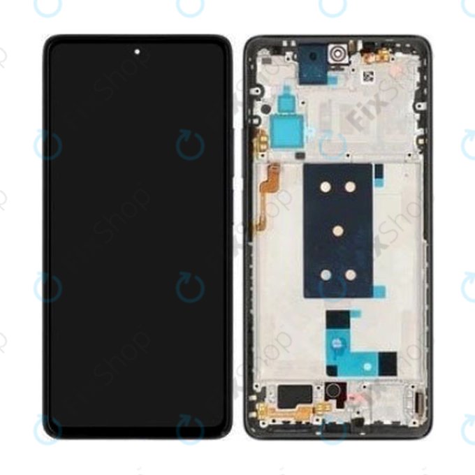 Xiaomi Poco F4 5G - LCD Displej + Dotykové Sklo + Rám (Night Black) OLED