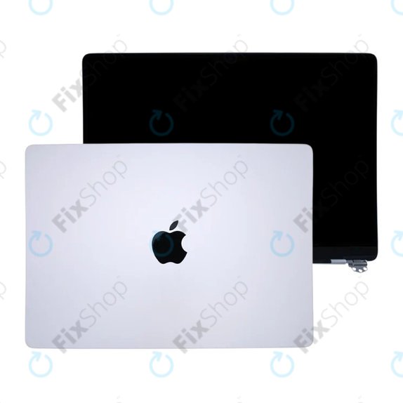 LCD displej pro MacBook Pro 14", A3112, A3185 (2024), s předním sklem a krytem, Silver, 661-41792, Genuine Apple