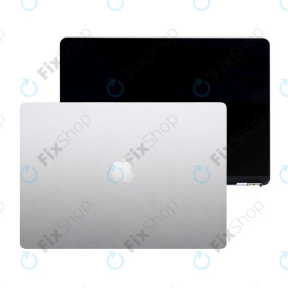 LCD displej pro MacBook Air 15", A3241 (2025), s předním sklem a krytem, Silver, 661-50129, Genuine Apple