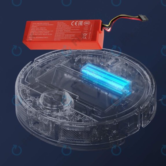 Baterie pro Xiaomi Mi Robot Vacuum Mop 2 (Mijia 2C), 2 Pro, P1904-4S2P-MM, Li-Ion, 14.4V 6500mAh