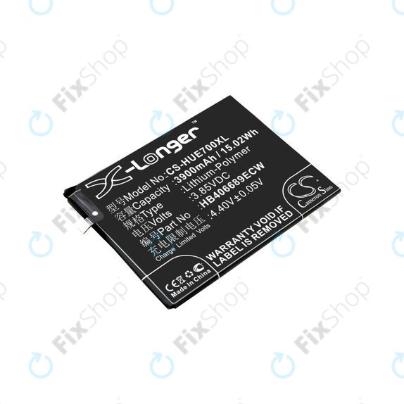 Baterie pro Huawei Y7, 3900mAh, Li-Pol, 3.85V, HB406689ECW, HQ
