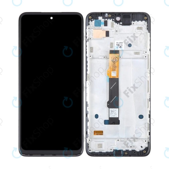 Motorola Moto G42 XT2233 - LCD Displej + Dotykové Sklo + Rám (Black) TFT