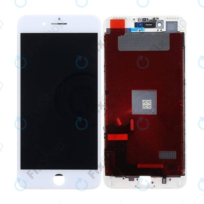 Displej In-Cell pro iPhone 7 Plus, White, Dotykové sklo s rámem, FixPremium