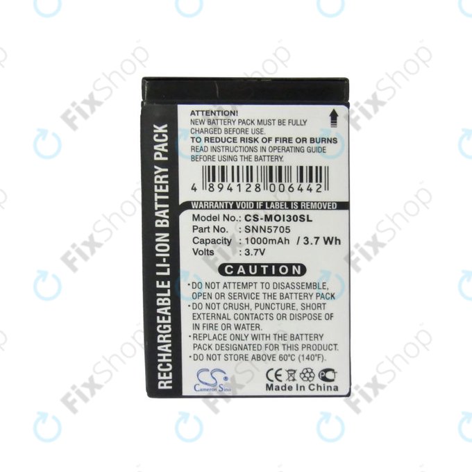 Baterie pro Motorola i930, i920, i95, 1000mAh, Li-Ion, 3.7V, SNN5705, HQ