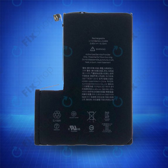 Baterie pro iPhone 12 Pro Max, 3687mAh, A2466, Service Pack