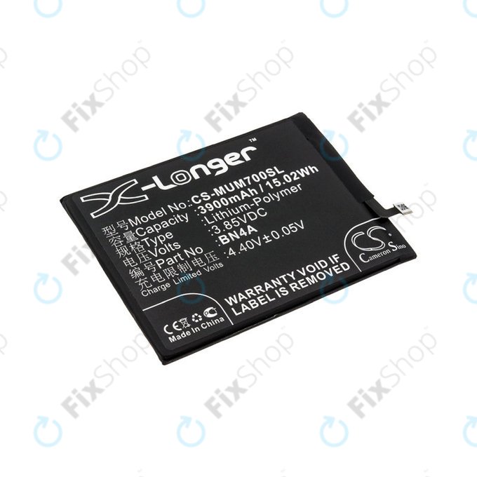 Baterie pro Xiaomi Redmi Note 7, 3900mAh, Li-Pol, 3.85 V, BN4A, HQ