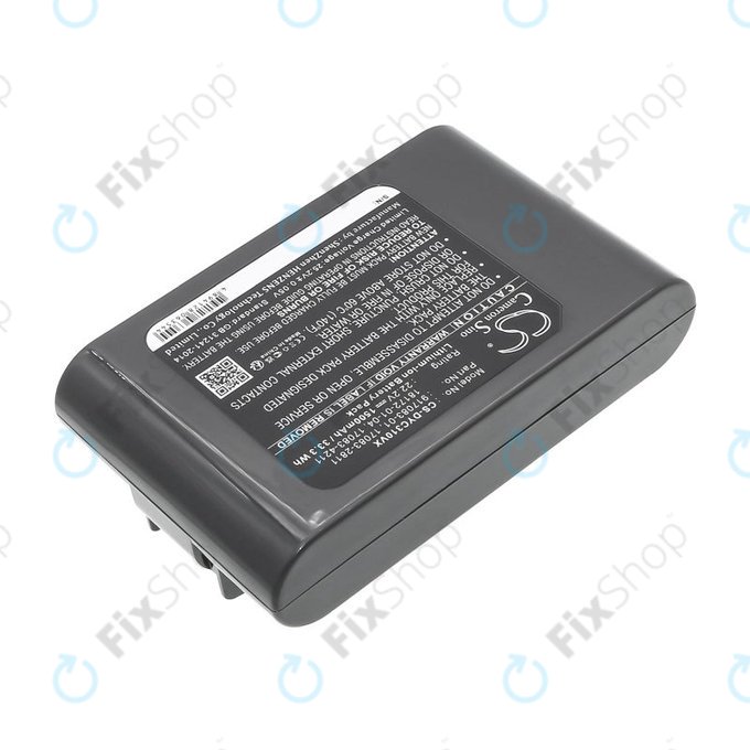 Baterie pro Dyson DC31, DC34, DC35, DC44, 1500mAh, Li-Ion, 22.2V, 17083-2811, HQ