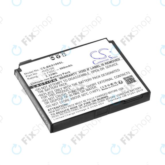 Baterie pro Becker HJS 100, HJS100, Li-Ion, 3.7V, 900mAh, HQ