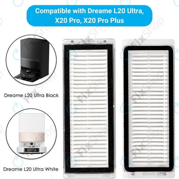 HEPA filtr, 2 ks pro Xiaomi Dreame L20 Ultra, X20 Pro, X20 Pro Plus