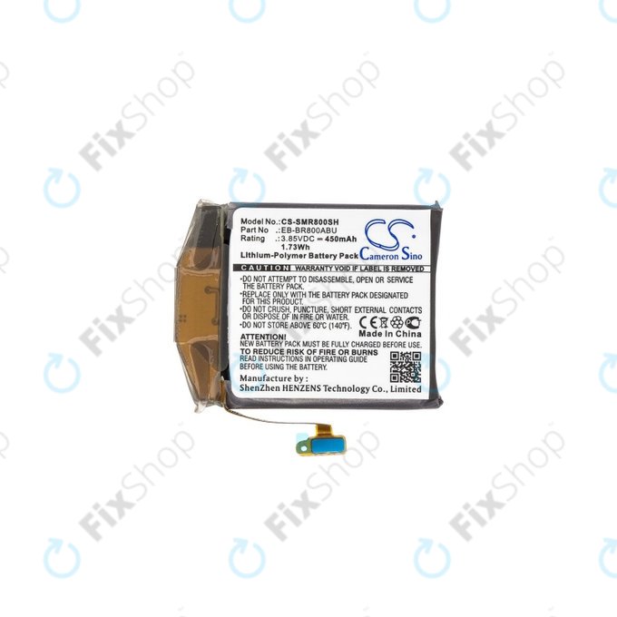 Baterie pro Samsung Galaxy Watch 46mm R800, 450mAh, Li-Pol, 3.85 V, EB-BR800ABU, HQ