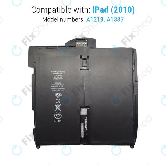 Baterie pro iPad, 5400mAh